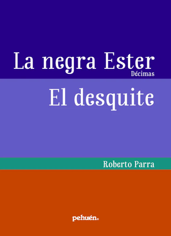 La Negra Ester - El Desquite